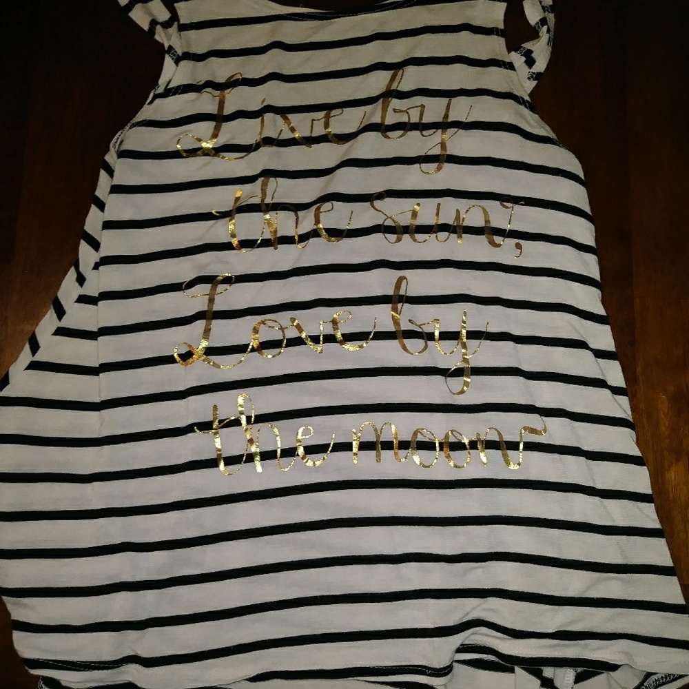 Flowy striped tank
